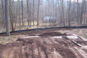 Adding 600 cubic yards of Fill