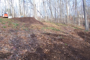 Adding 600 cubic yards of Fill