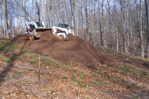 Adding 600 cubic yards of Fill