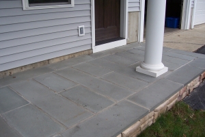 Herringbone Patio & Wall