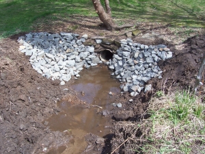 Clogged Underground Drain Repair 