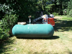 Burying a Propane Tank