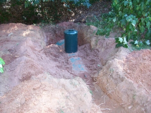 Burying a Propane Tank